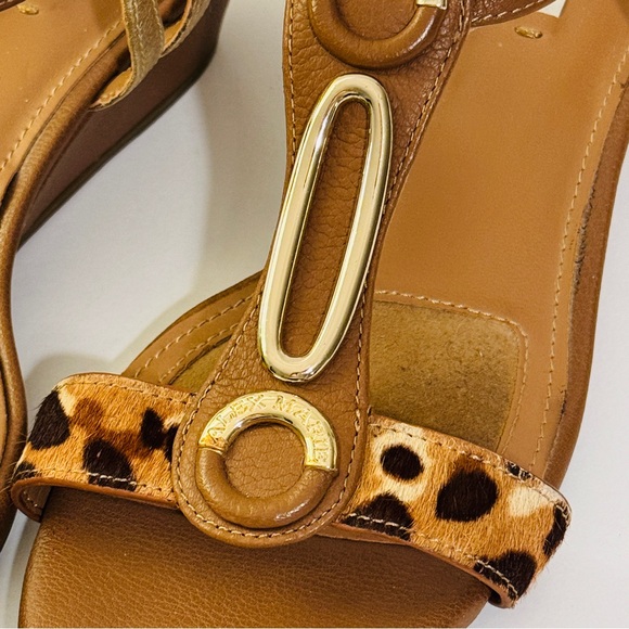 ALEX MARIE Wedge Brown Sandal Sz 7.5 - Picture 3 of 12